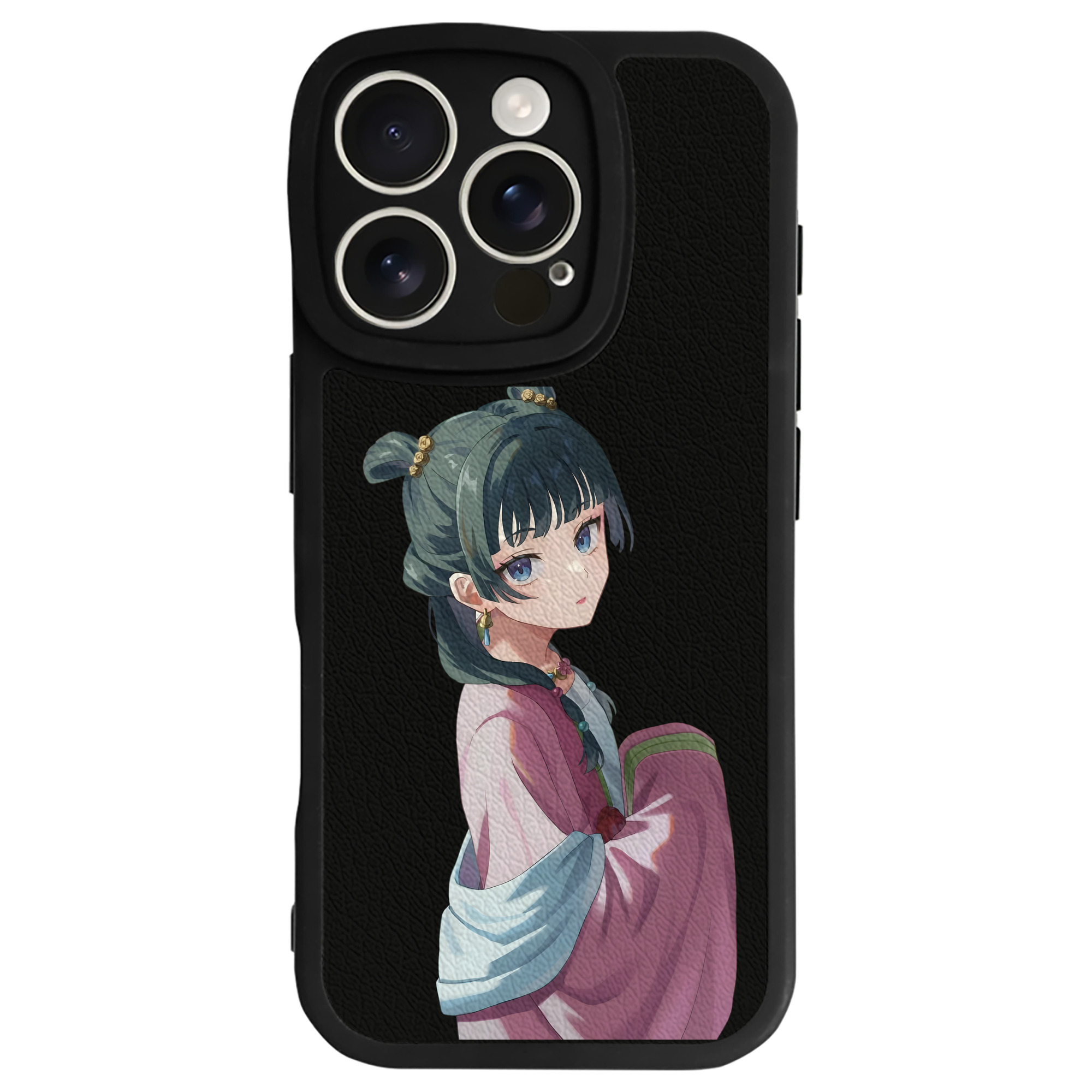 （画像用） 薬屋のひとりごと The Apothecary Diaries 【iPhone 16シリーズ対応】シリコンスマホケース（レザー調） 材質：シリコン
